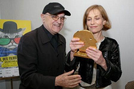 Isabelle Huppert Receives Montreal FF Prize